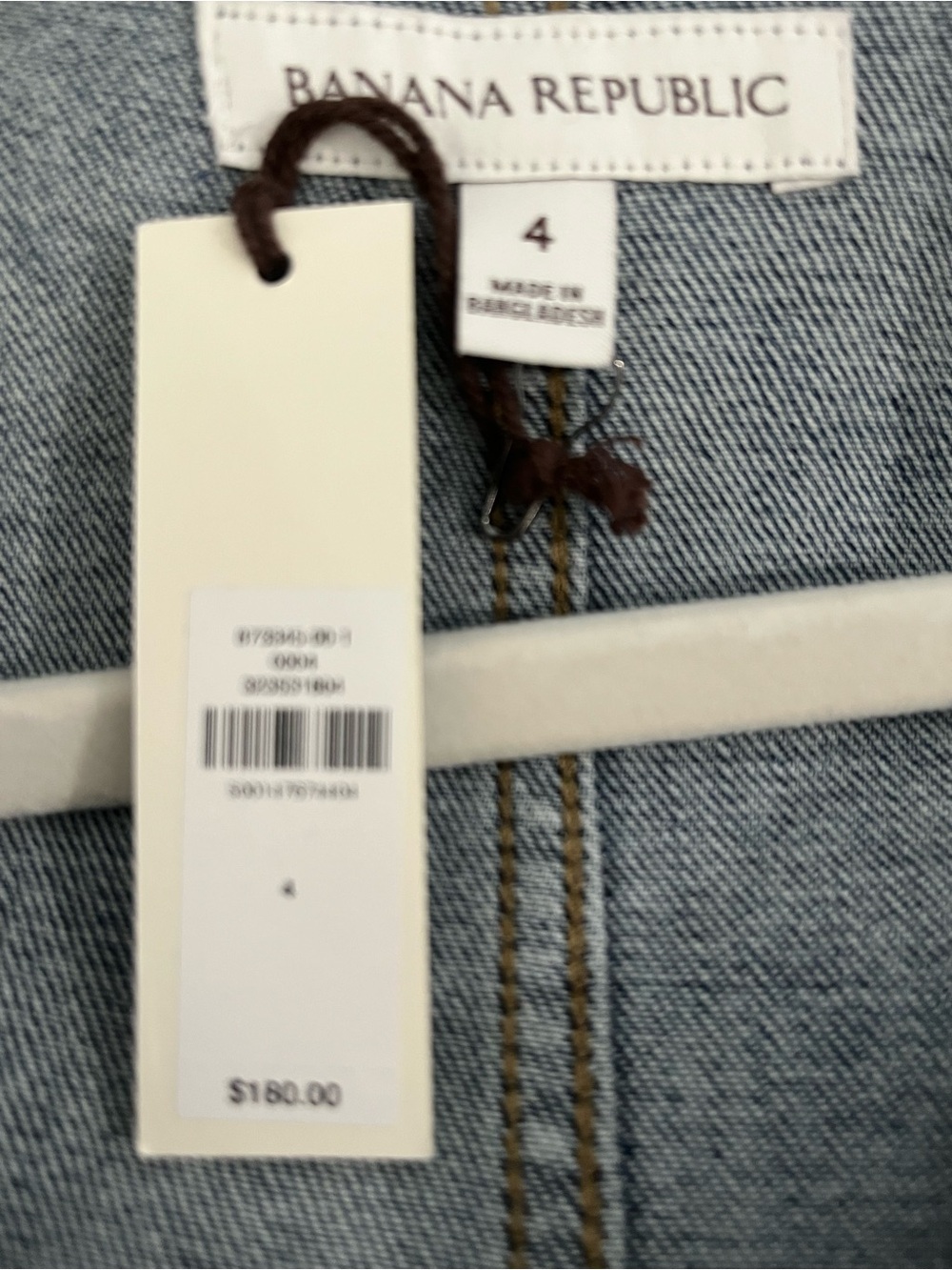 Banana Republic Blue Denim Button-Down Mini Dress - Picture 6 of 7